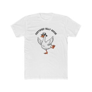 Certified Silly Goose Unisex Cotton Crew Tee, Fun Graphic Tee, Gift for Goose Lovers, Humorous T-Shirt, Casual Wear, Quirky Style