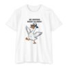 Playful Goose T-Shirt - No Serious Geese Allowed, Fun Gift for Dad, Summer Casual Tee, Quirky Humor Shirt, Unique Animal Design