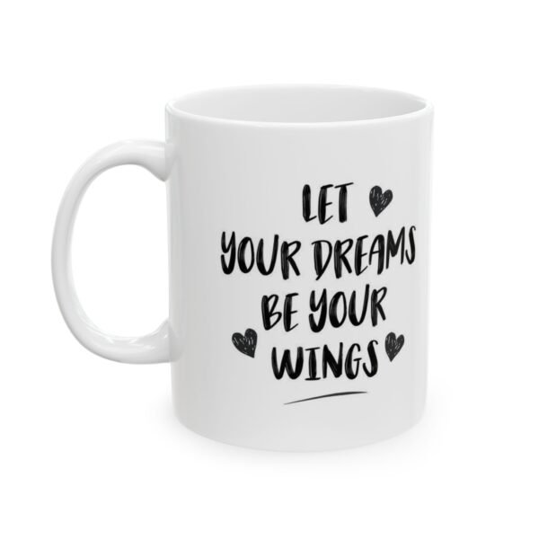 Motivational Ceramic Mug, Inspirational Coffee Cup for Home Office, Gift for Friends, Cheerful Morning Beverage