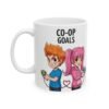 Fun Gaming Couple Ceramic Mug - Perfect for Gamers, Unique Gift, Coffee Cup, Couples' Gift, Kitchen Decor
