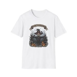 Halloween Welcome T-Shirt, Cute Witch Apparel, Unisex Tee, Spooky Season Gift, Fall Fashion, Trick or Treat Shirt