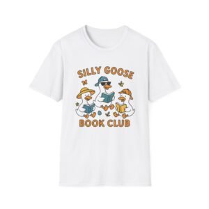 Silly Goose Book Club T-Shirt, Fun Literary Tee, Gift for Book Lovers, Casual Outfit, Summer Vibes, Book Club Merchandise