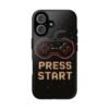 Retro Gamer Phone Case - Press Start Design, Gaming Accessories, Unique Gift for Gamers, Phone Protection, Fun & Stylish Cover