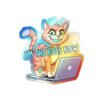 Holographic Cat Boss Stickers - Fun and Whimsical Decor for Laptops, Skaters, and Gift Giving, Perfect for Cat Lovers, Office Decor