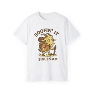 Hoofin' It Unisex Ultra Cotton Tee - Hiking Shirt, Outdoor Tee, Gift for Hikers, Adventure Apparel, Casual Wear