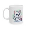 Cute Cat Ceramic Mug - Ideal Gift for Cat Lovers, Coffee Lover's Delight, Fun Home Decor, Birthday Gift, Unique Pet Merchandise