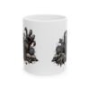 Creepy Horror-Themed Ceramic Mug | Gothic Gift for Halloween, Monster Decor, Dark Art Lovers, Spooky Coffee Cup