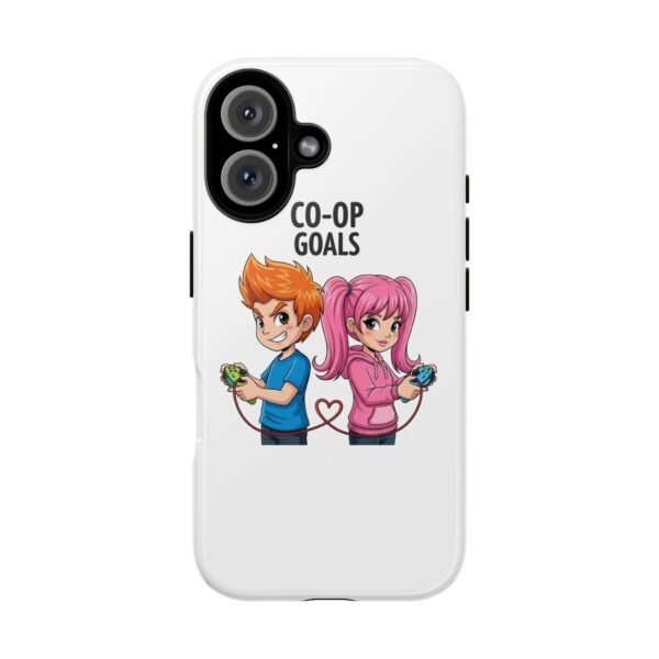 Couples Phone Case - Co-Op Goals, Gamer Gift, Custom Phone Cover, Fun Couple Accessory, Unique Tech Gear