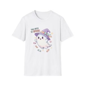 Cute Halloween Ghost T-Shirt, Spooky Tee, Unisex Shirt, Cute Designs, Halloween Outfit, Fall Fashion, Gift for Her