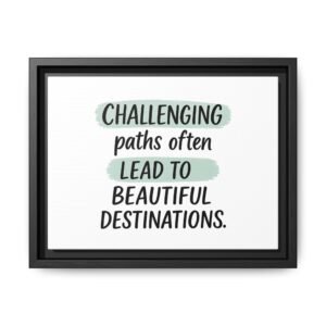 Inspirational Framed Wall Art - Motivational Quote Print, Home Decor, Gift for Navigating Challenges, Uplifting Quotes, Office Decor, [...]