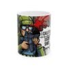 Fun Gamer Ceramic Mug - I Call It My Lucky Shot, Gift for Gamers, Coffee Mug, Unique Mug, Humorous Mug, Army Theme Mug