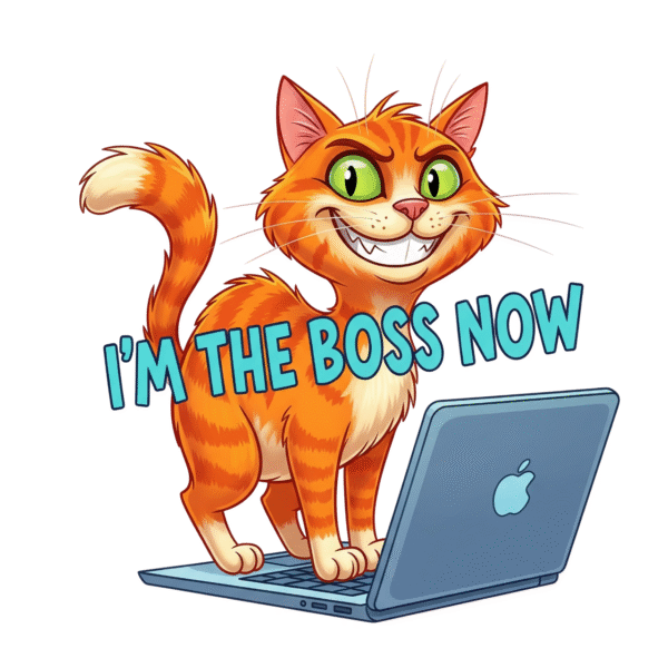 Cat Boss – I’m the Boss Now Digital Art